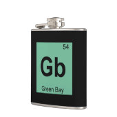 Gb - グリーンベイ ウィスコンシン州 化学周期表 フラスク (左)