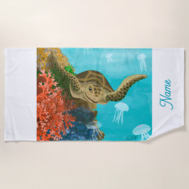 GB Beach Towel Sea Turtle ビーチタオル
