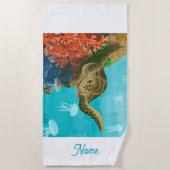 GB Beach Towel Sea Turtle ビーチタオル (正面)