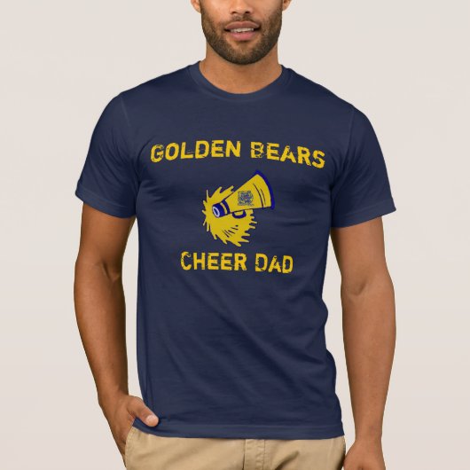 GB cheer3 (2)の応援のパパ、金くま Tシャツ (正面)
