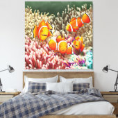 GB Print on canvas clown fish キャンバスプリント (インサイチュ (寝室))