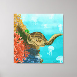 GB Print on canvas turtle キャンバスプリント