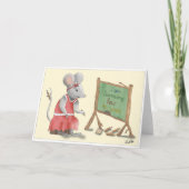 GB School enrollment card, lovingly hand-drawn gir カード (正面)