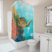 GB Shower Curtain Turtle シャワーカーテン (インサイチュ)