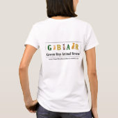 GBAR女性の長袖Tシャツ Tシャツ (裏面)