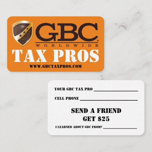 GBC名刺（友だちを送る） 名刺 (正面/裏面)