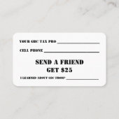 GBC名刺(友だちを送る) 名刺 (裏面)