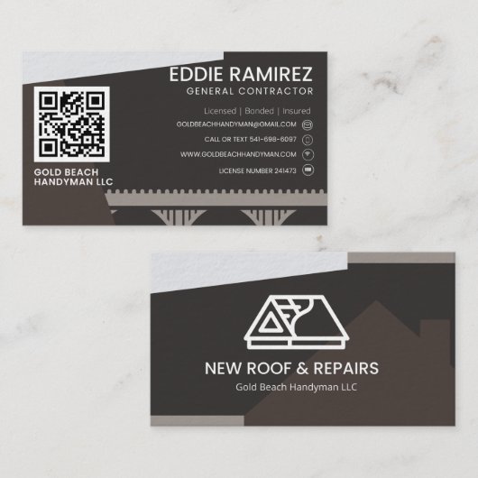 GBHM用の名刺ルーフィング 名刺 (正面/裏面)