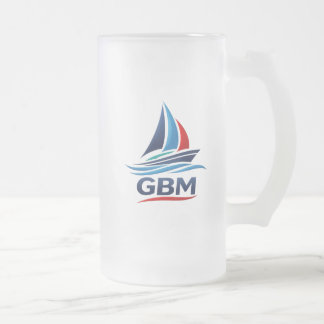 GBM Beer glass frosted  フロストグラスビールジョッキ