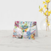 GBR署名部分「結果」 カード (黄色い花)