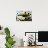 GBU-12爆弾6個がラックに入っている ポスター (ホームオフィス)