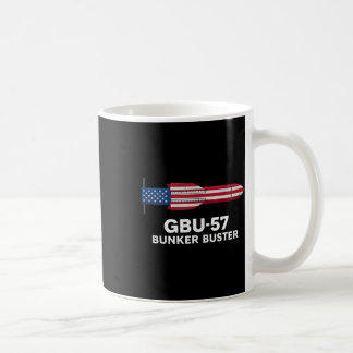 Gbu-57 Bunker Buster American Flag 4th Of July Tan コーヒーマグカップ