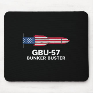 Gbu-57 Bunker Buster American Flag 4th Of July Tan マウスパッド