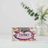 GCお洒落ヴィンテージチャームホットライム 名刺 (スタンド正面)