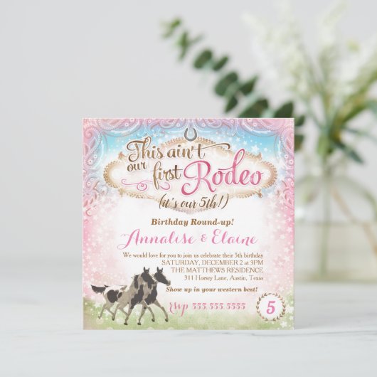 GCこれは我々の最初のロデオの双子ではない 招待状 (スタンド正面)