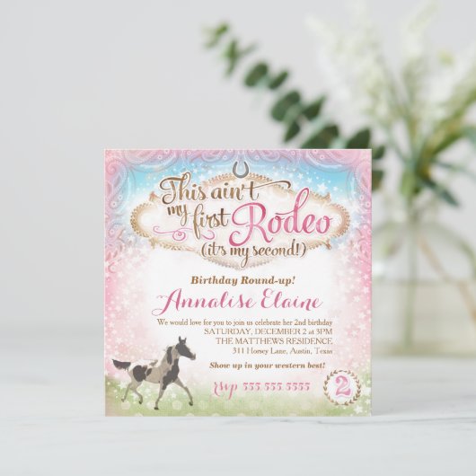 GCこれは私の最初のロデオの誕生日ではない 招待状 (スタンド正面)