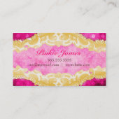 GCによって感染するピンクによって欠かれるペンキ 名刺 (裏面)