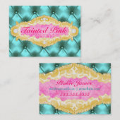 GCによって感染するピンク及び水の房 名刺 (正面/裏面)