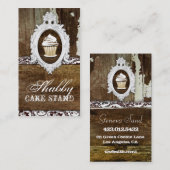 GCのぼろぼろのケーキの立場のバロックフレーム 名刺 (正面/裏面)