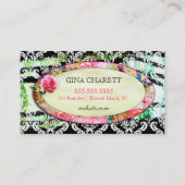 GCのぼろぼろのヴィンテージのチャームのキス 名刺 (裏面)