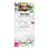 GCのぼろぼろのヴィンテージのチャームの黒のダマスク織の棚カード ラックカード (裏面)