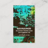 GCのぼろぼろの水の庭のティアラ 名刺 (裏面)