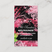 GCのぼろぼろの野生の庭のシャンデリア 名刺 (裏面)