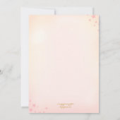 GCのグリッターのきらめきはダンサーの招待状をつま先で触ます 招待状 (裏面)