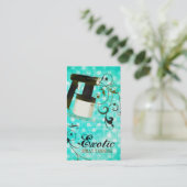 GCのターコイズはスプレーのタンのヴィンテージに点を打ちます 名刺 (スタンド正面)