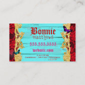 GCのファンキーなぽんこつ自動車の積送品の装飾 名刺 (裏面)