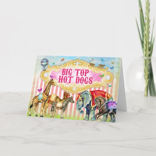 GCのホットドッグの食糧カード カード (正面)