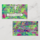 GCのヴィンテージのフルーツはグランジなシャンデリアに風味を付けます 名刺 (正面/裏面)