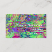 GCのヴィンテージのフルーツはグランジなシャンデリアに風味を付けます 名刺 (裏面)