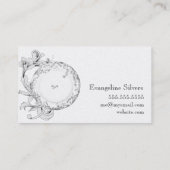 GCのヴィンテージの中国の神の銀器2 名刺 (裏面)