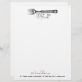 GCのヴィンテージの銀の神の銀器 レターヘッド (正面/裏面)