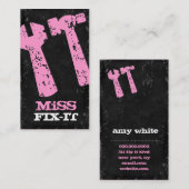 GCの失敗の苦境それピンクのコンクリート 名刺 (正面/裏面)