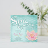 GCの水のスパのパーティーのはす 招待状 (スタンド正面)