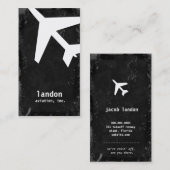 GCの航空は白をはずします 名刺 (正面/裏面)