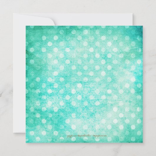 GCの魔法の双生児の人魚の招待状 招待状 (裏面)