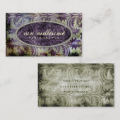 GCのVin Millésiméの金紫色のより暗い中心 名刺 (正面/裏面)