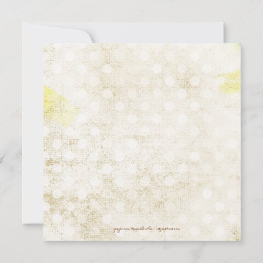 GCはこれ私の最初ロデオの第9誕生日ではないです 招待状 (裏面)