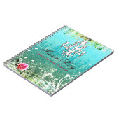 GCはヴィンテージのターコイズを崇拝します ノートブック (左側)