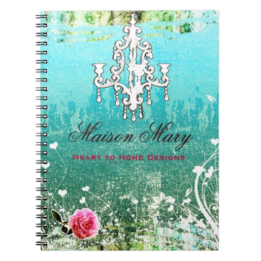 GCはヴィンテージのターコイズを崇拝します ノートブック (正面)