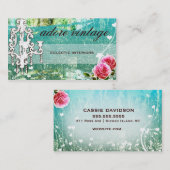 GCは基本ヴィンテージのターコイズを崇拝します 名刺 (正面/裏面)