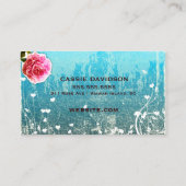 GCは金属ヴィンテージのターコイズの金ゴールドを崇拝します 名刺 (裏面)