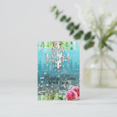 GCは金属ヴィンテージのターコイズの金ゴールドを崇拝します 名刺 (スタンド正面)