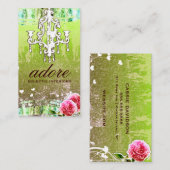 GCは金属ヴィンテージのライムの金ゴールドを崇拝します 名刺 (正面/裏面)