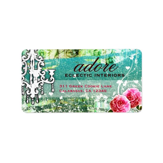 GCアドレヴィンテージターコイズ ラベル (正面)