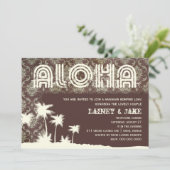 GCアロハルアウ（ハワイ式宴会）パームピア 招待状 (スタンド正面)