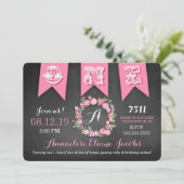 GCガールファースト誕生日バナーシャルボード 招待状 (スタンド正面)